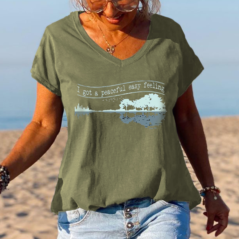 Beautiful Scenery I Got A Peaceful Easy Feeling Graphic Tees