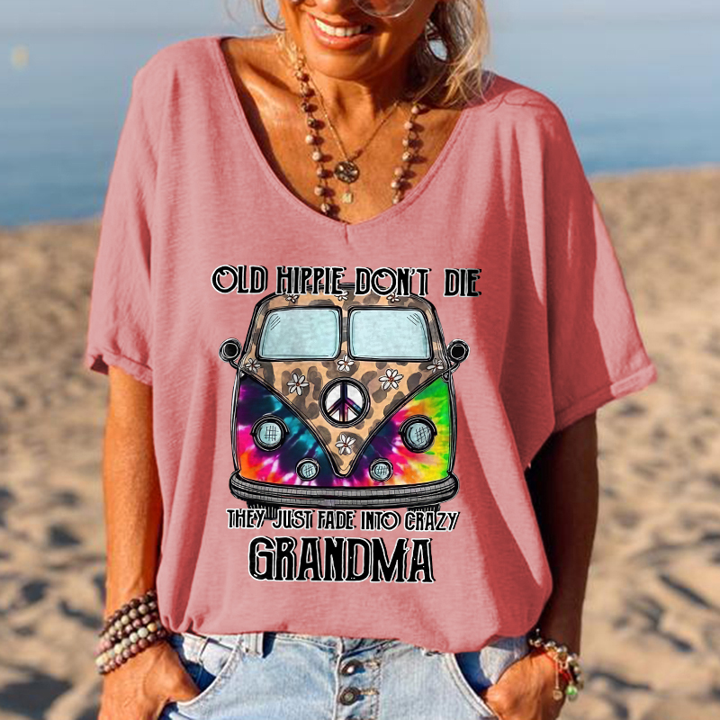 They Just Fade Into Crazy Grandma Graphic Tees