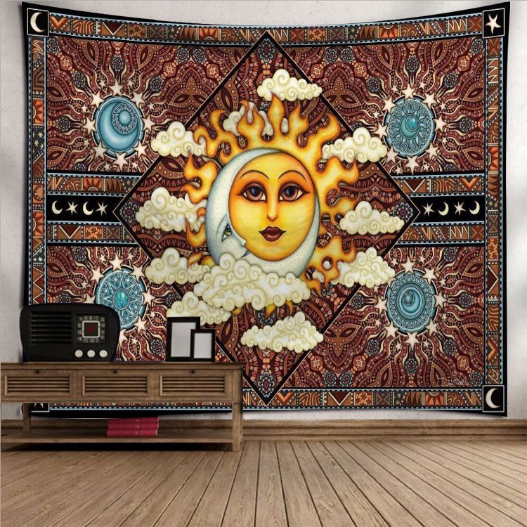 Hippie home furnishing cloth tapestry beach towel window curtain