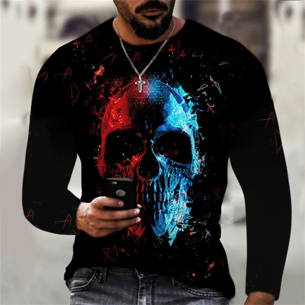 Men's Mr Horsepower Printed Fashion Long Sleeve