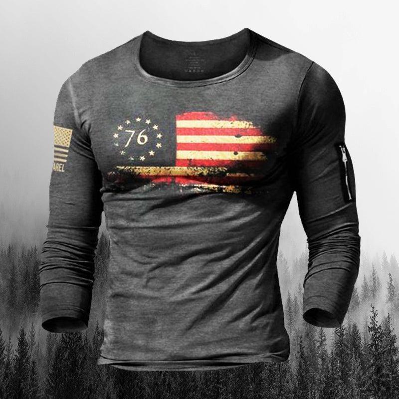 Mens Outdoor 1776 Liberalismic Print Long Sleeve