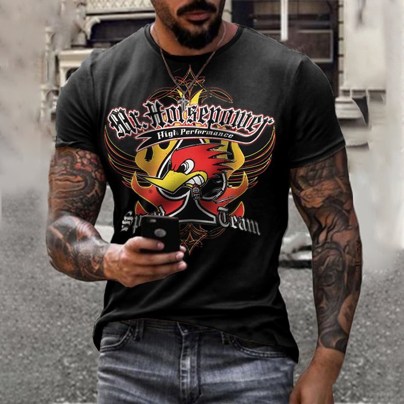 Mens MrHorsepower Printed Fashion T-shirt