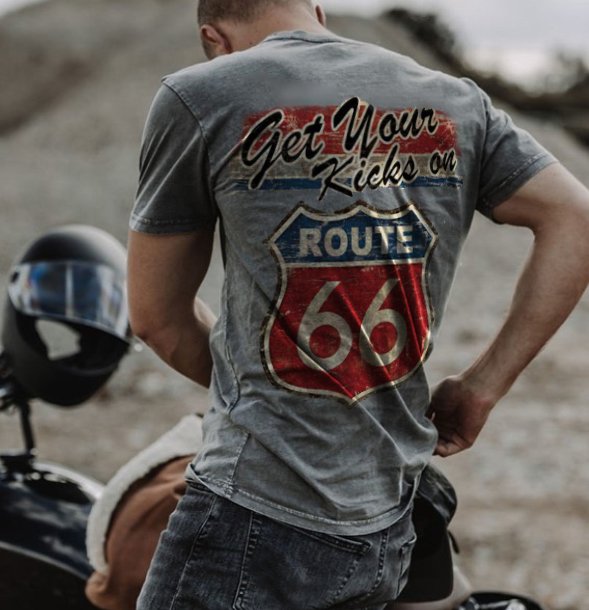 Trendy Route 66 T-shirt