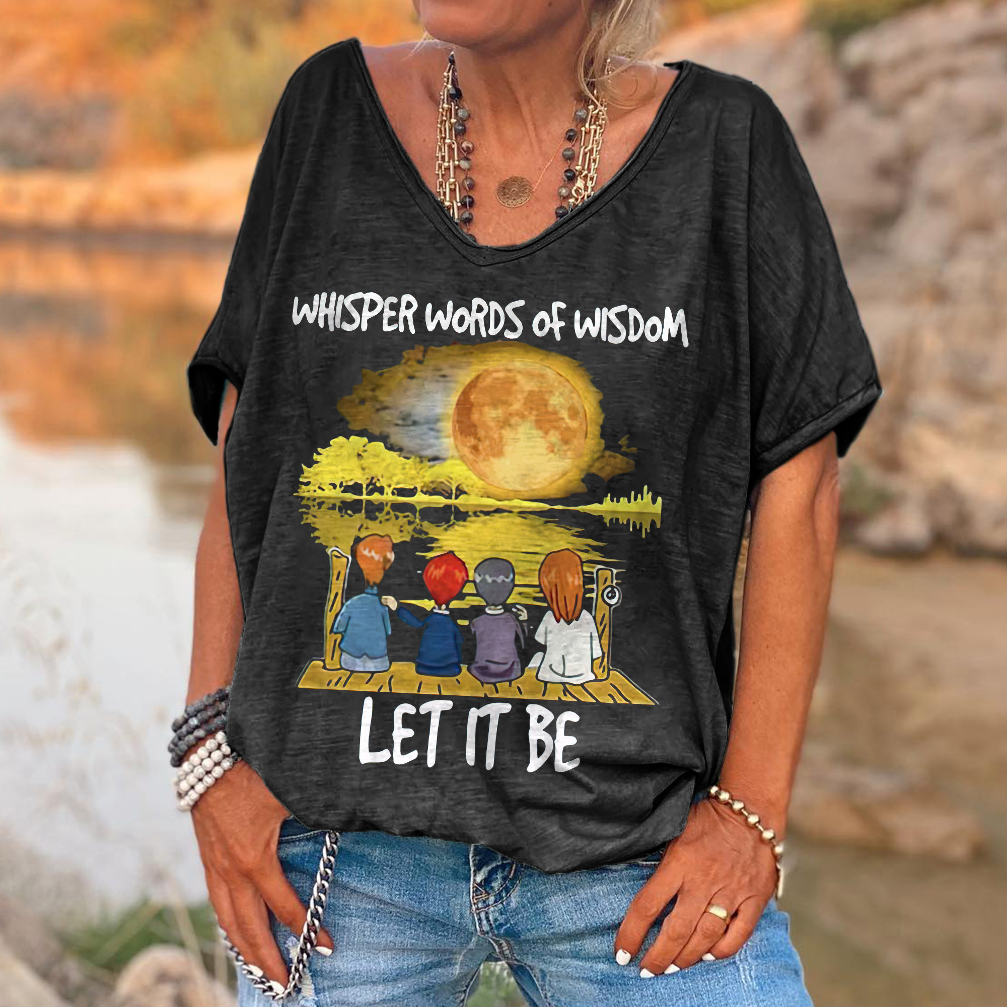 Whisper Words Of Wisdom Let It Be Printed Women's T-shirt