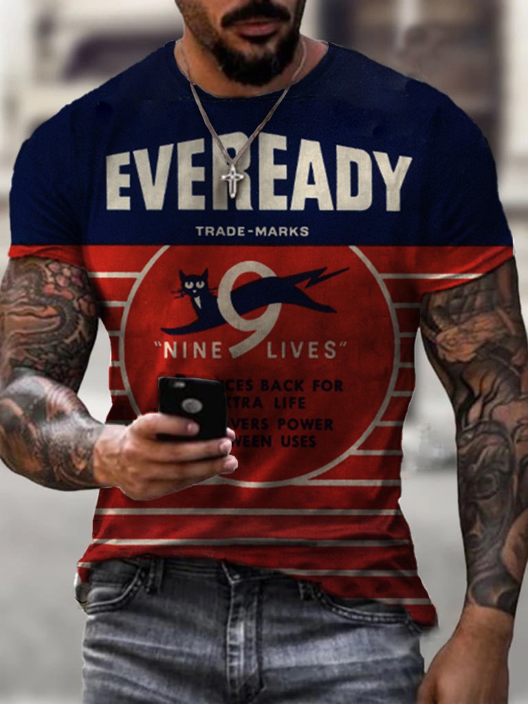 Fashion Eveready Print T-shirt