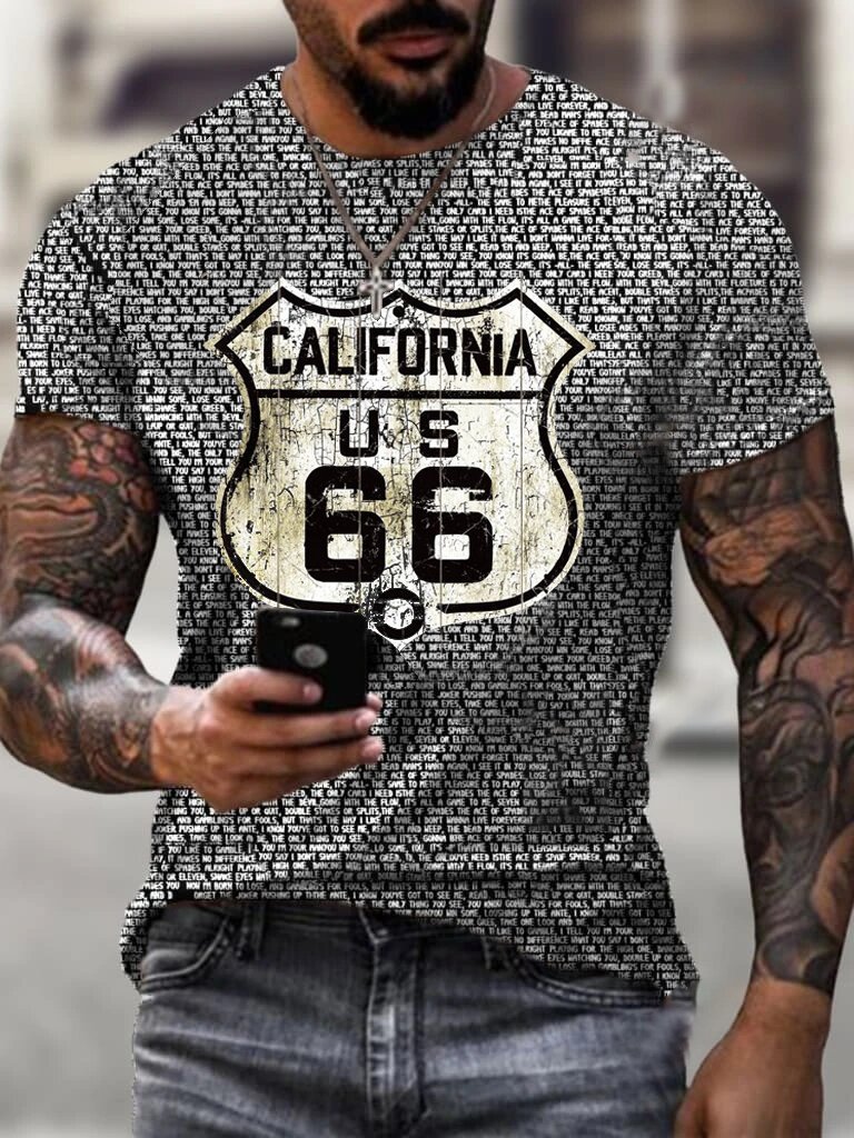 Trendy Route 66 T-shirt