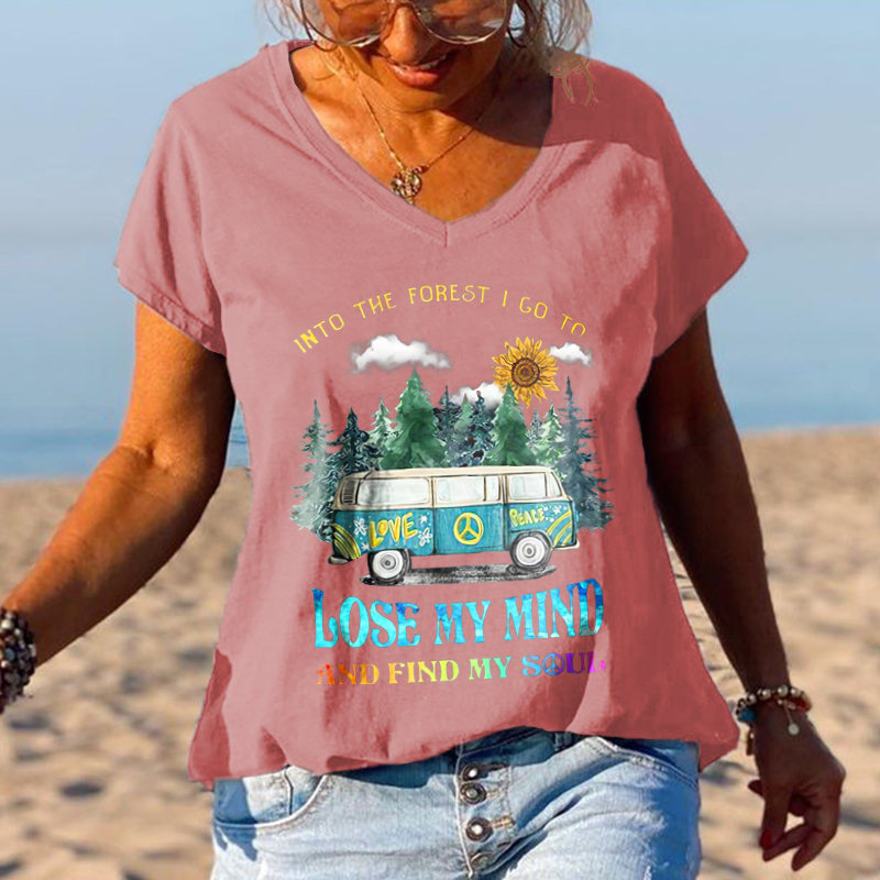 Lose My Mind And Find My Soul Women Old Hippie T-shirt