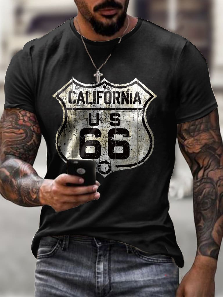 Trendy Route 66 T-shirt