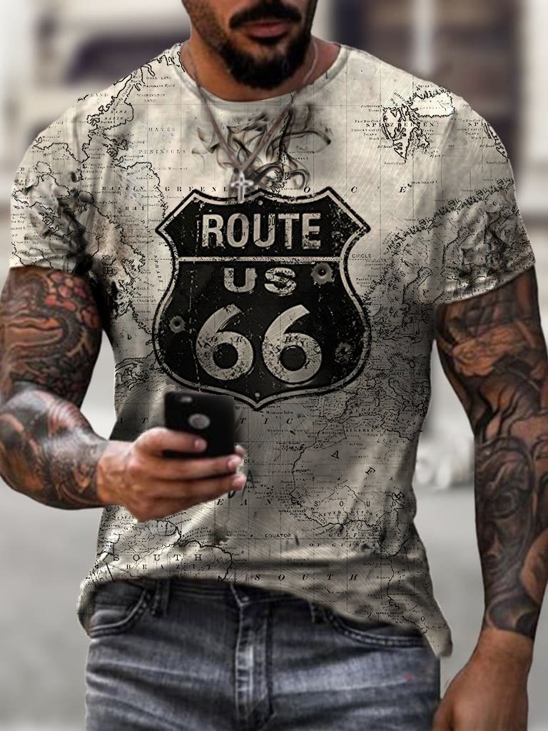 Trendy Route 66 T-shirt