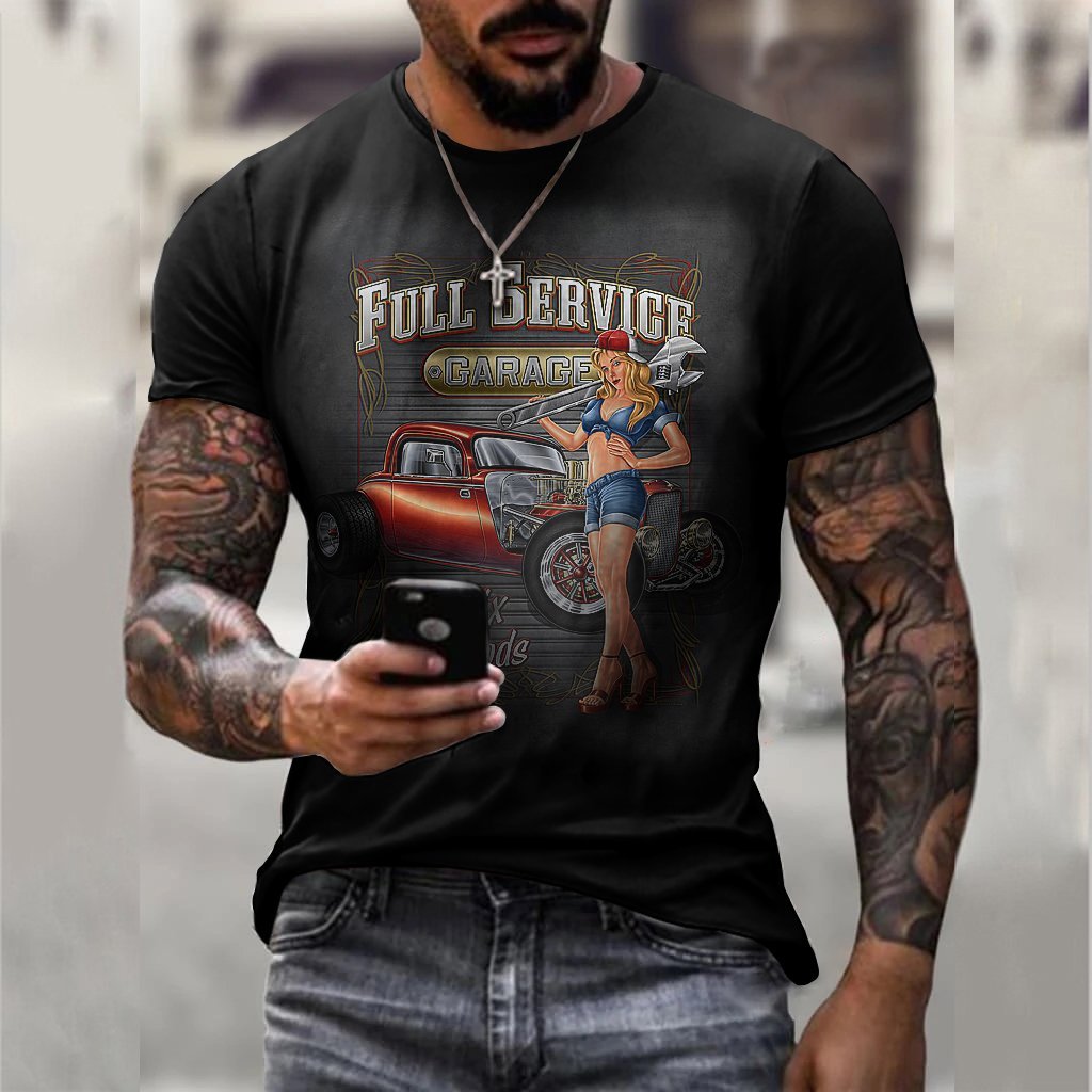 Retro Garage Casual T-shirt