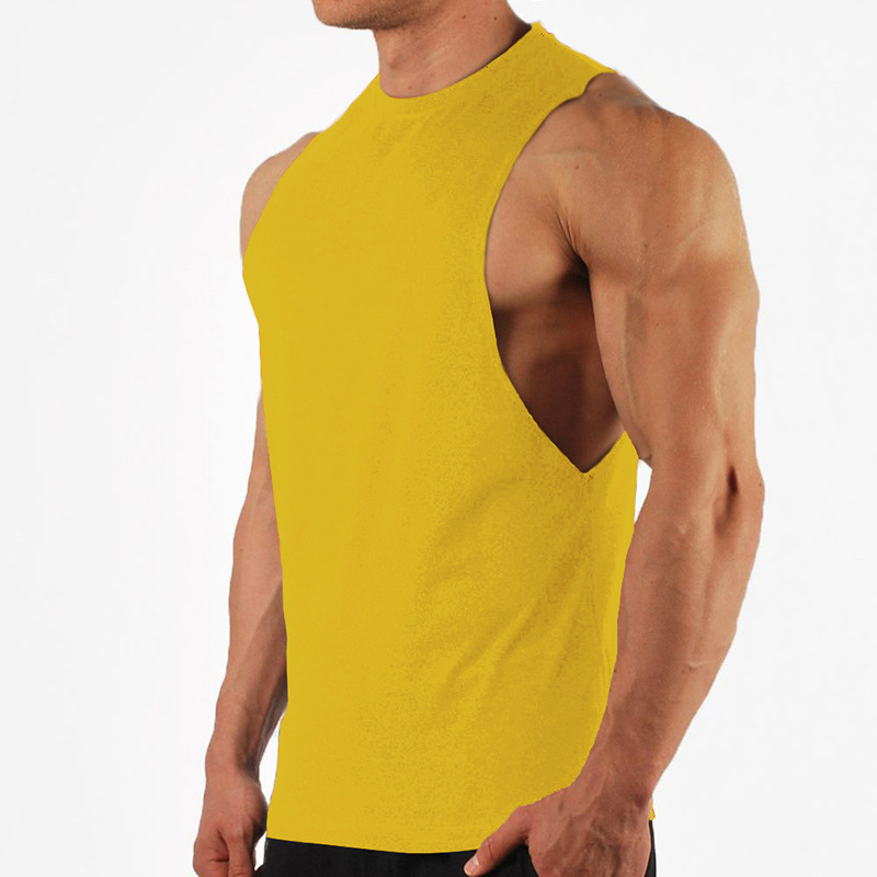 Mens Running Tank Top Undershirt Sleeveless Shirt  sweat-wicking